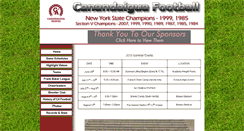 Desktop Screenshot of cafootball.org